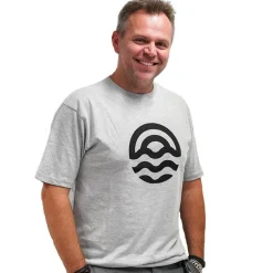 Tee Shirt Pêche Homme Pecheur.Com - Gris