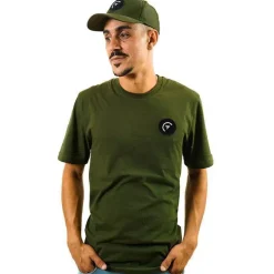 Tee Shirt Pêche Personnalisable Sur Vos Traces - Kaki