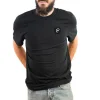 Tee Shirt Pêche Personnalisable Sur Vos Traces - Noir