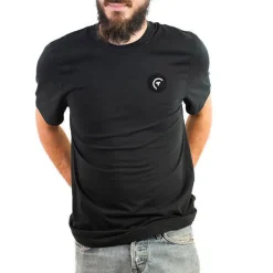 Tee Shirt Pêche Personnalisable Sur Vos Traces - Noir