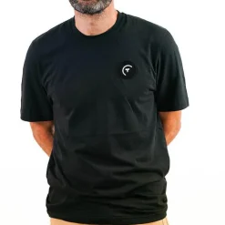 Tee Shirt Pêche Personnalisable Sur Vos Traces - Noir