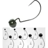 Tete Plombee Carnassier Vmc Rugby Jig 7340Rj - Black Nickel - Pack