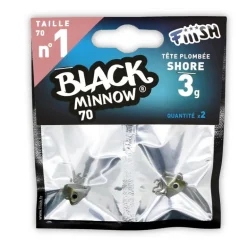 Tete Plombee Fiiish Black Minnow Shore