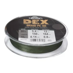 Tresse Berkley Dex Braid X8 Moss Green - 3000M