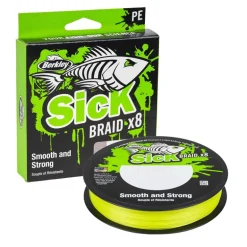 Tresse Berkley Sick Braid Hi Viz Fluo Green - 2000M