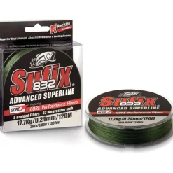 Tresse Carnassier Sufix 832 Braid Vert Olive - 120M