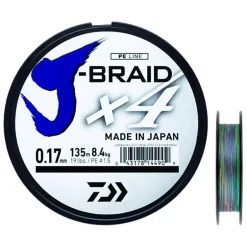 Tresse Daiwa J Braid X4b Multicolore - 150M