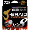 Tresse Daiwa J-Braid Expedition X8 Multicolore - 500M