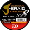 Tresse Daiwa J-Braid Expedition X8 Smash Orange - 150M