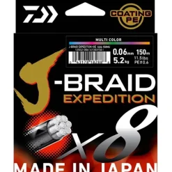 Tresse Daiwa J-Braid Expedition X8 Dark Green - 300M