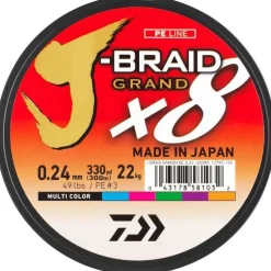 Tresse Daiwa J-Braid Grand X8 Multicolore - 150M