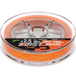 Tresse Intech First Braid X8 - Orange - 100M