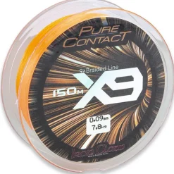 Tresse Iron Claw Pure Contact X9 - Orange - 1500M