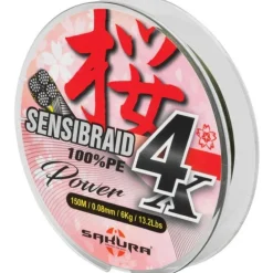 Tresse Sakura Sensibraid 4 Chartreuse - 150M