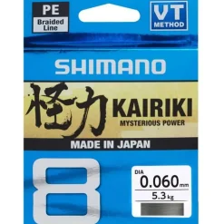 Tresse Shimano Kairiki Sx8 Gris - 300M