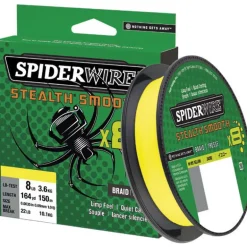 Tresse Spiderwire Stealth Smooth 8 - Jaune - 150M