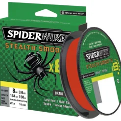 Tresse Spiderwire Stealth Smooth 8 - Rouge - 300M