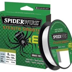 Tresse Spiderwire Stealth Smooth 8 - Translucide - 150M