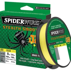 Tresse Spiderwire Stealth Smooth 12 Braid - 2000M - Jaune