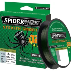 Tresse Spiderwire Stealth Smooth 12 Braid - 2000M - Moss Green