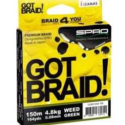 Tresse Spro Got Braid Jaune - 150M