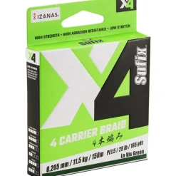 Tresse Sufix X4 Braid - Lo-Vis Green