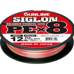 Tresse Sunline Siglon Braid Pe 8X Multicolor - 200M