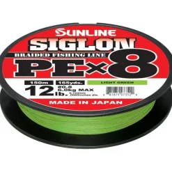 Tresse Sunline Siglon Braid Pe 8X Vert Clair - 150M