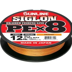 Tresse Sunline Siglon Braid Pe 8X Orange - 150M
