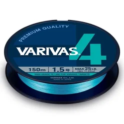 Tresse Varivas 4 Water Blue - 150M