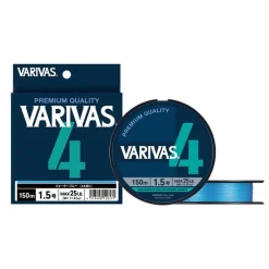 Tresse Varivas 4 Water Blue - 150M