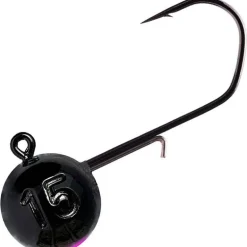 Tête Plombée Monkey Lures - Noir/Rose - Par 3
