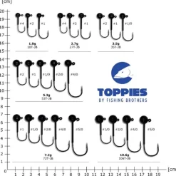Tête Plombée Toppies Jig Head Ball