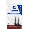 Tête Plombée Toppies Tungsten Jig Head Double Dart